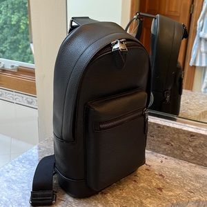 Coach cross body back pack